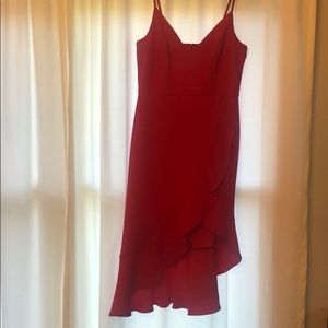 Red XScape dress for wedding or event